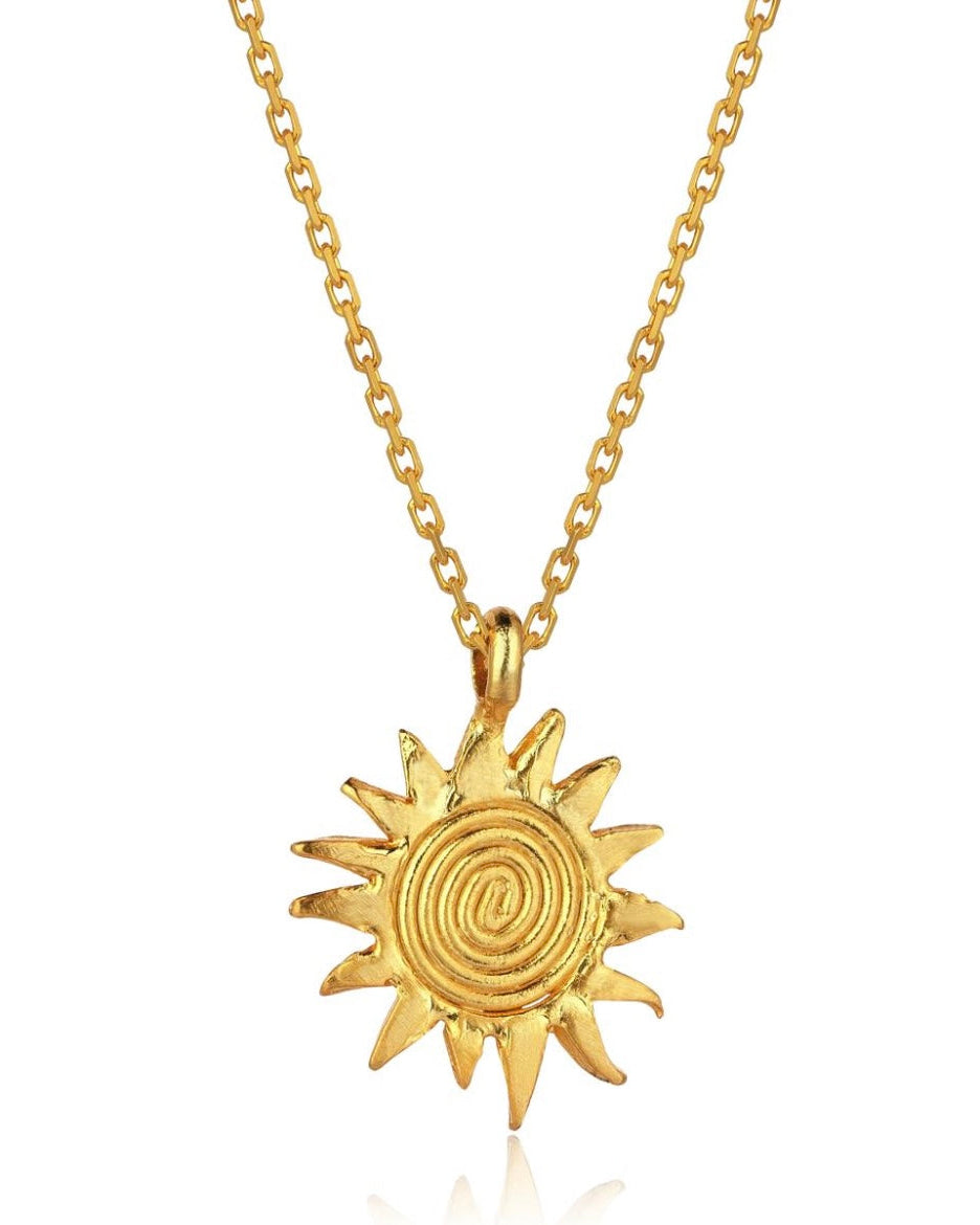 THE SPIRAL SUN NECKLACE