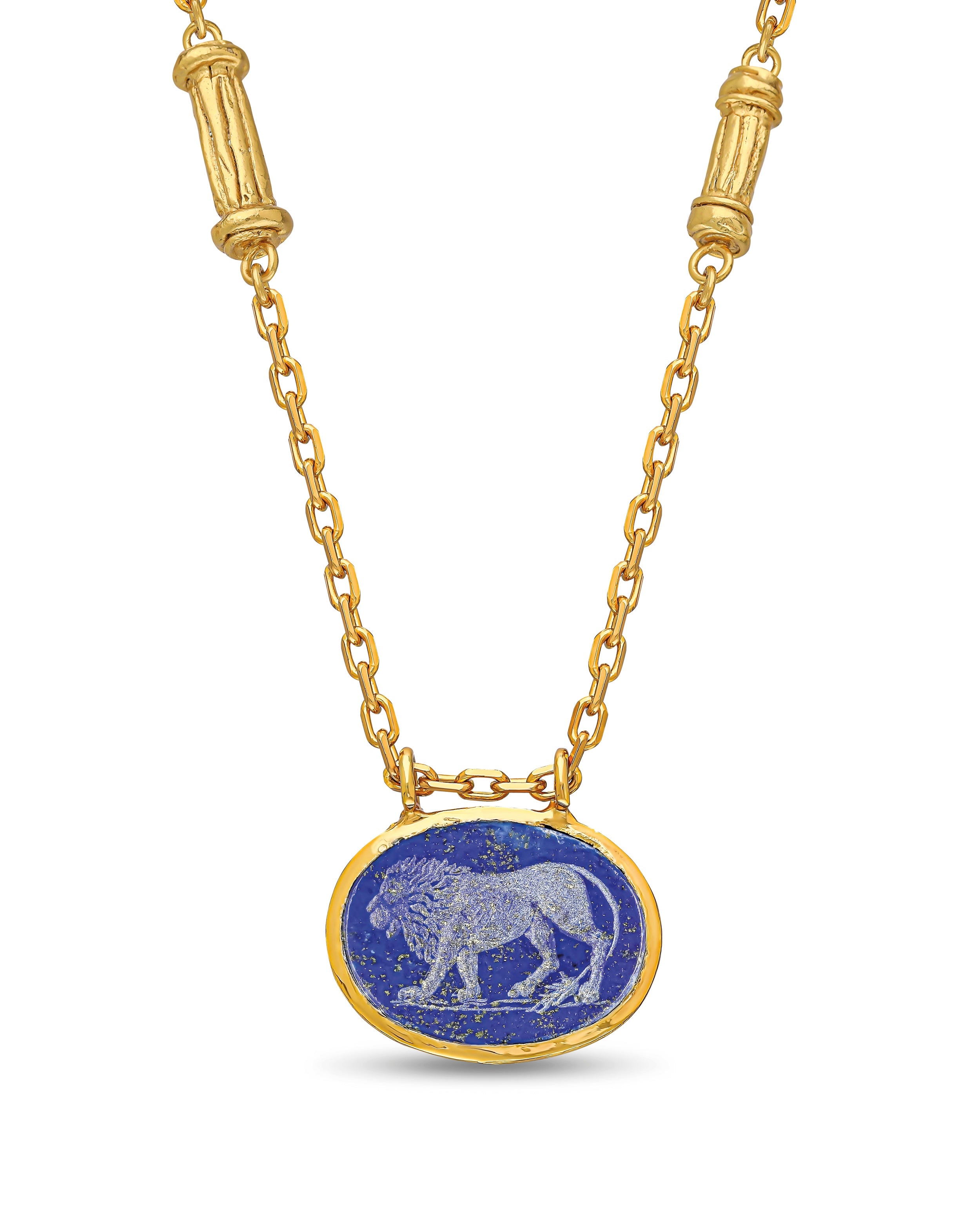 THE LAPIS LEO NECKLACE