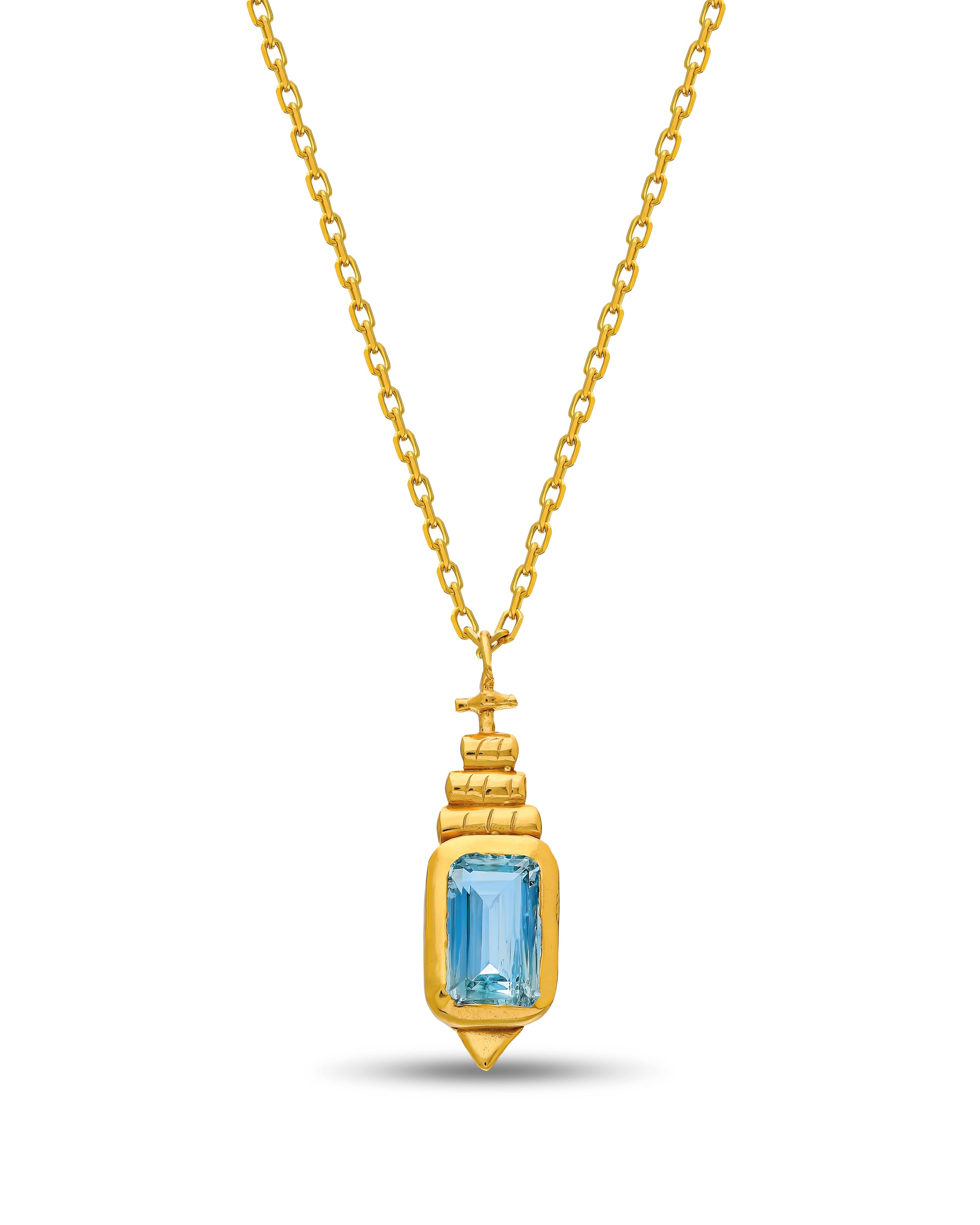 THE AQUA TEMPLE NECKLACE