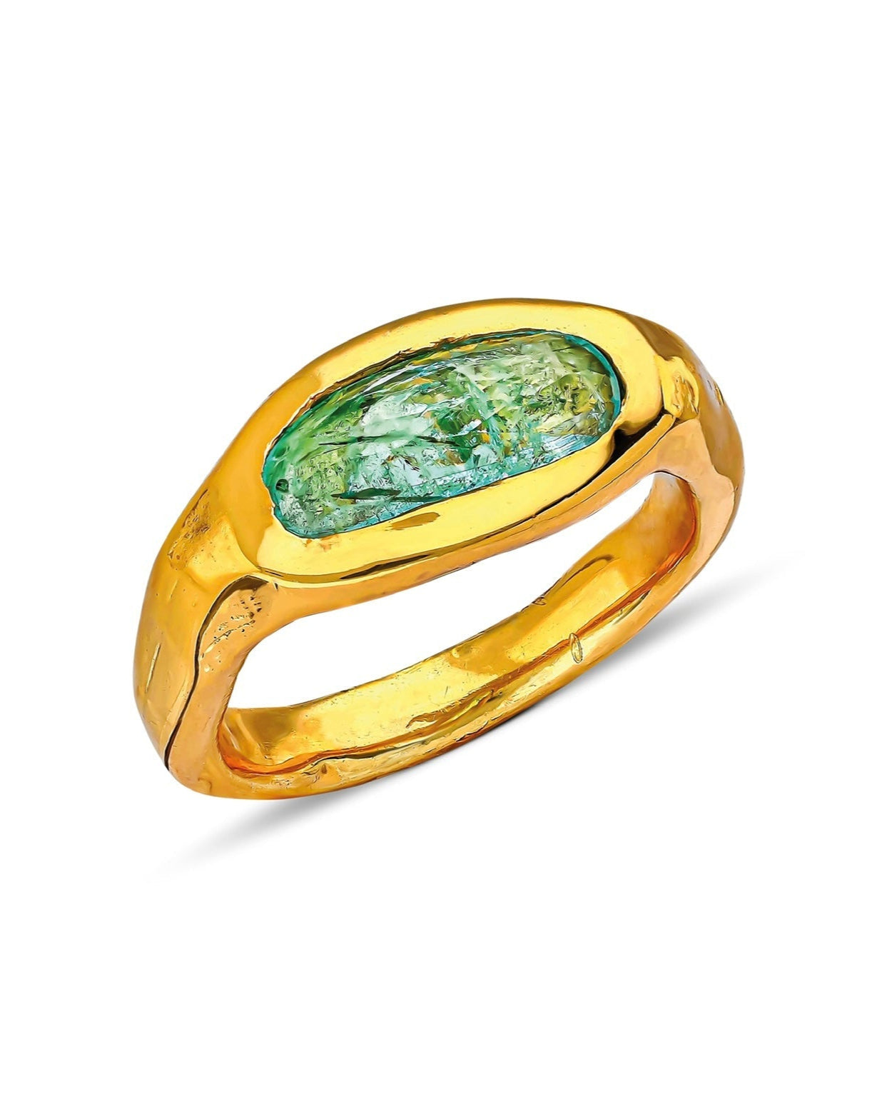 THE EMERALD QUARTZ RING