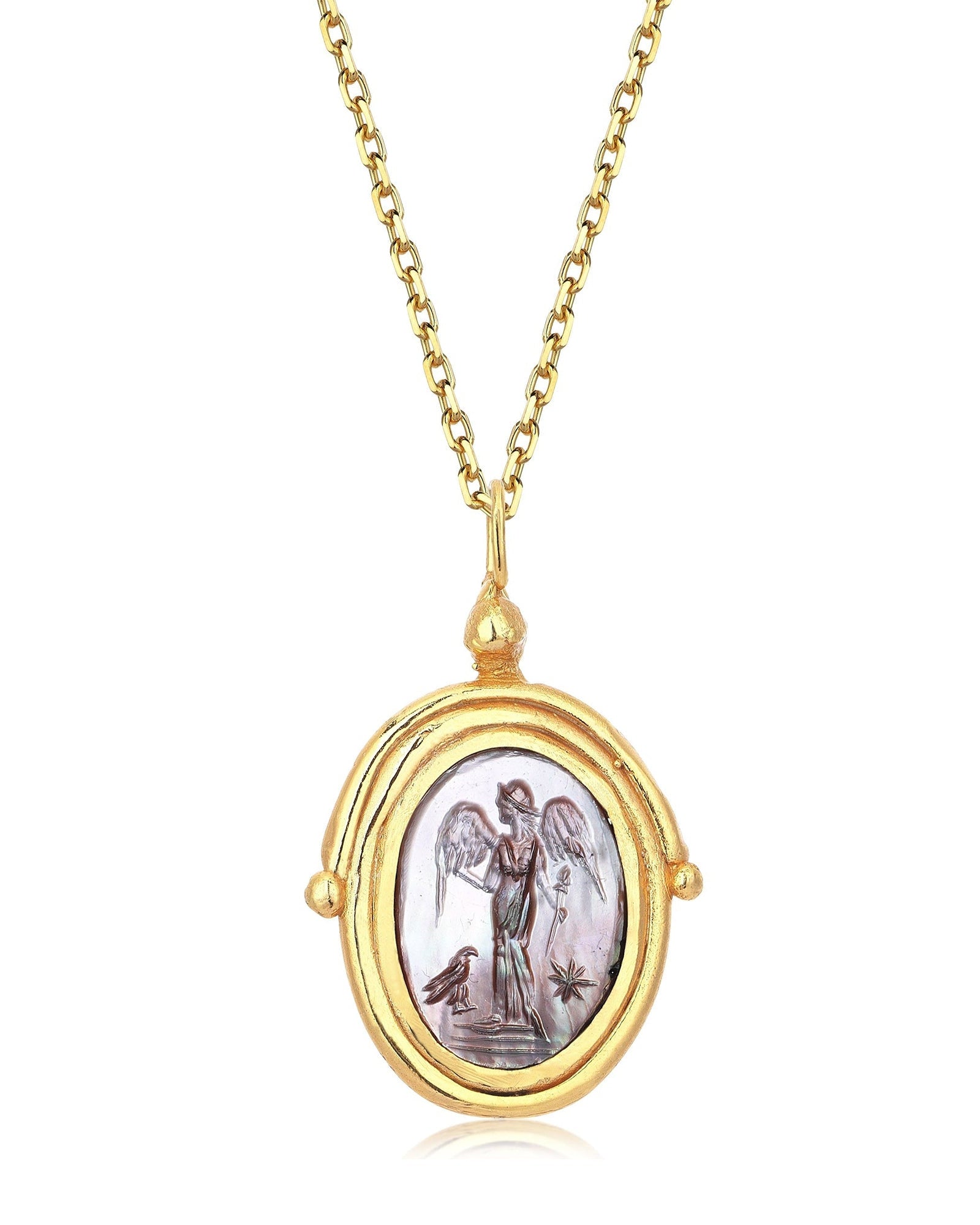 THE ANGEL OF PEARL NECKLACE