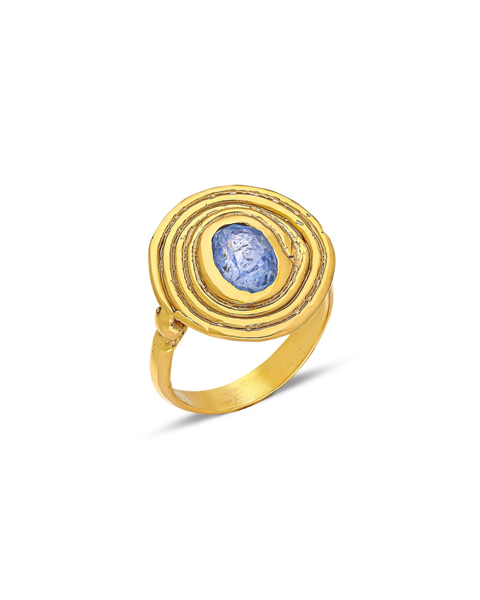 THE SPIRAL SAPPHIRE RING