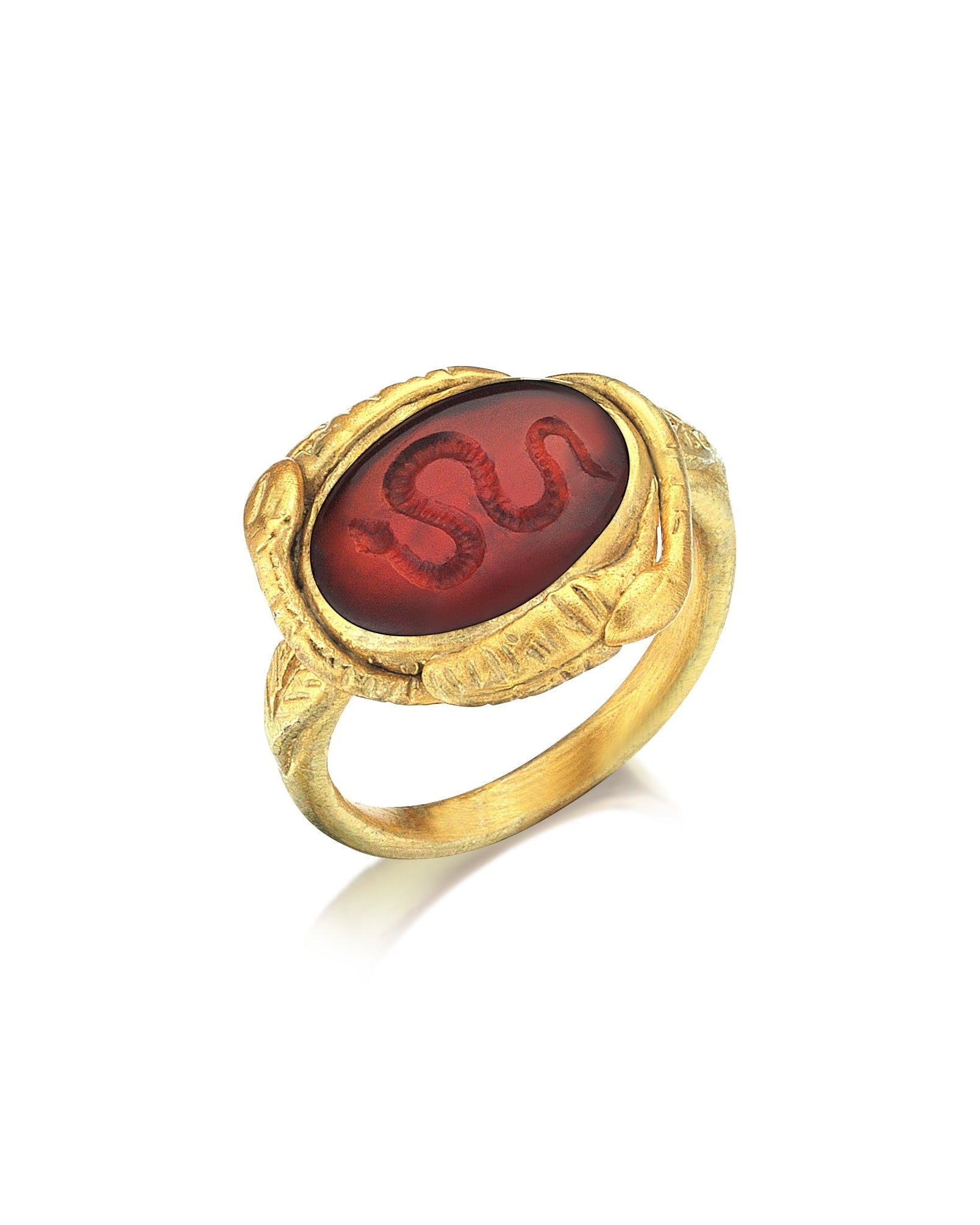 THE GARNET SNAKE RING
