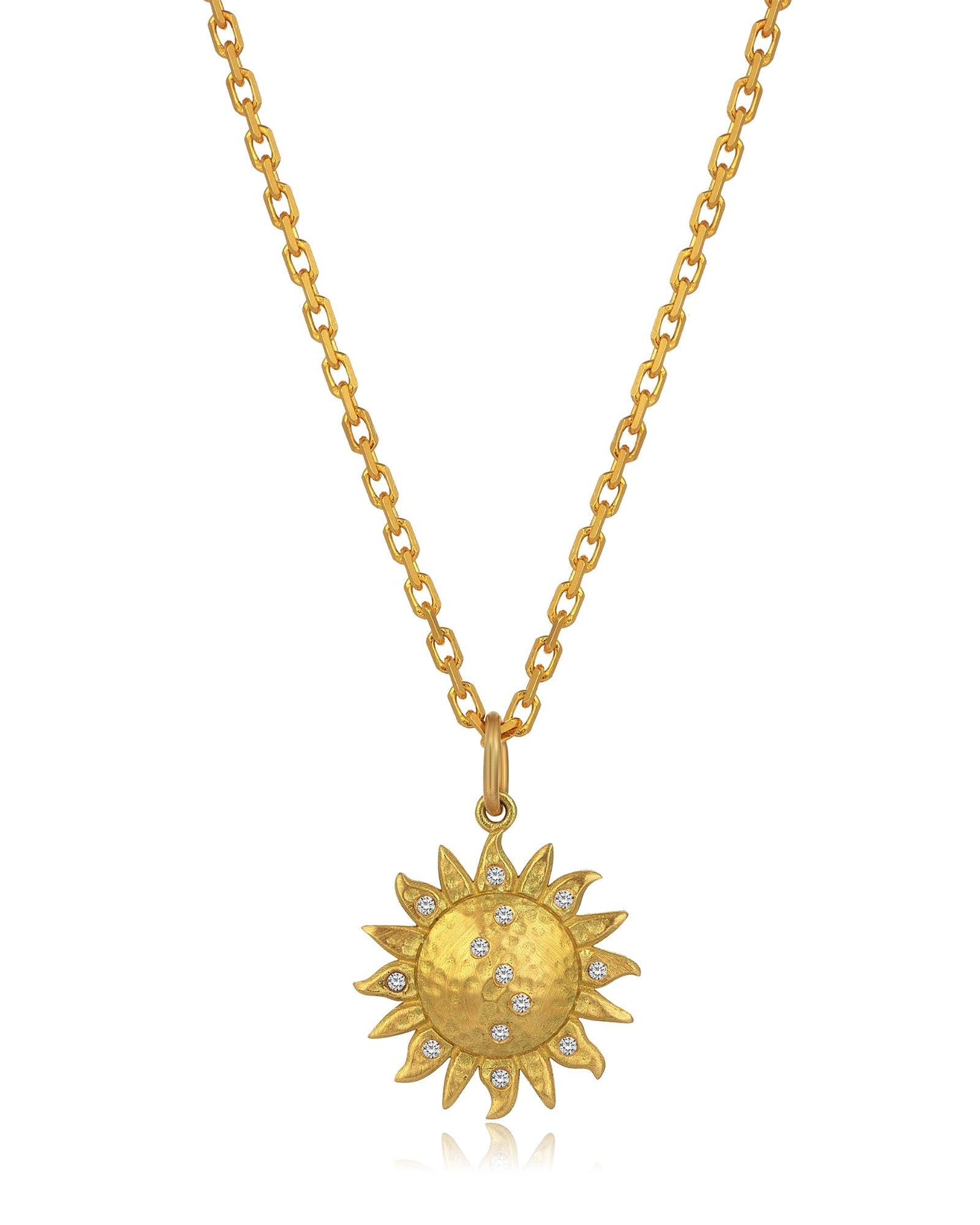 THE SUNFLOWER NECKLACE