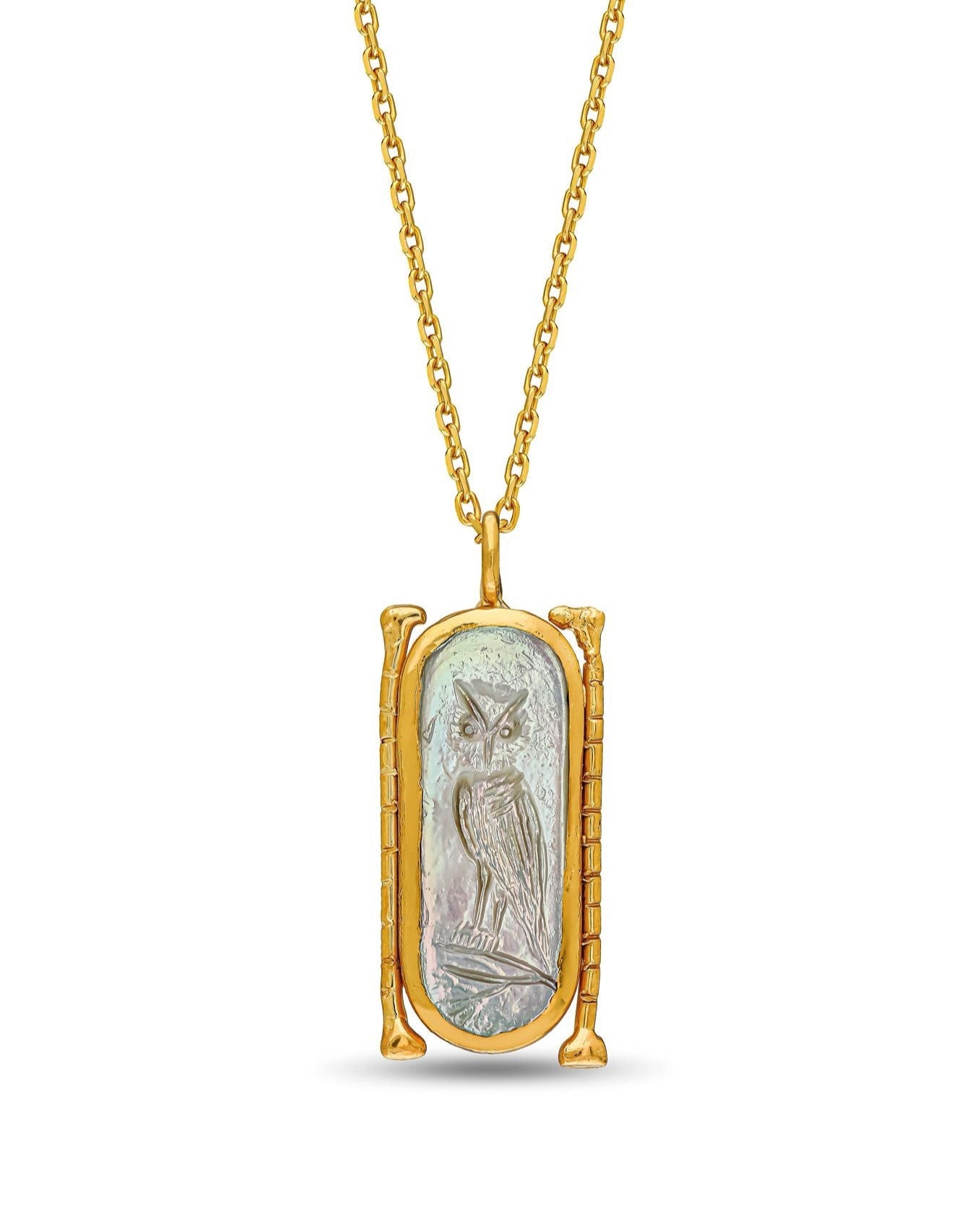 THE ATHENA INTAGLIO NECKLACE