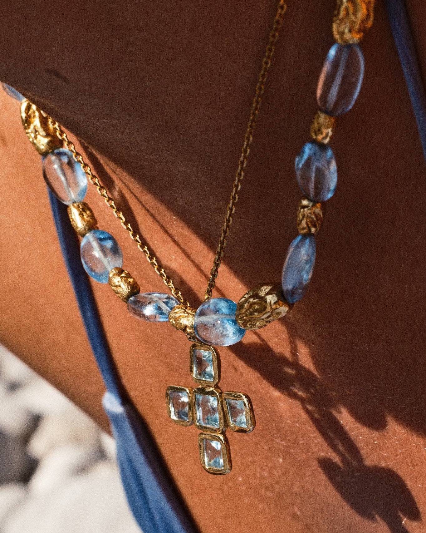 THE AQUA DROP NECKLACE
