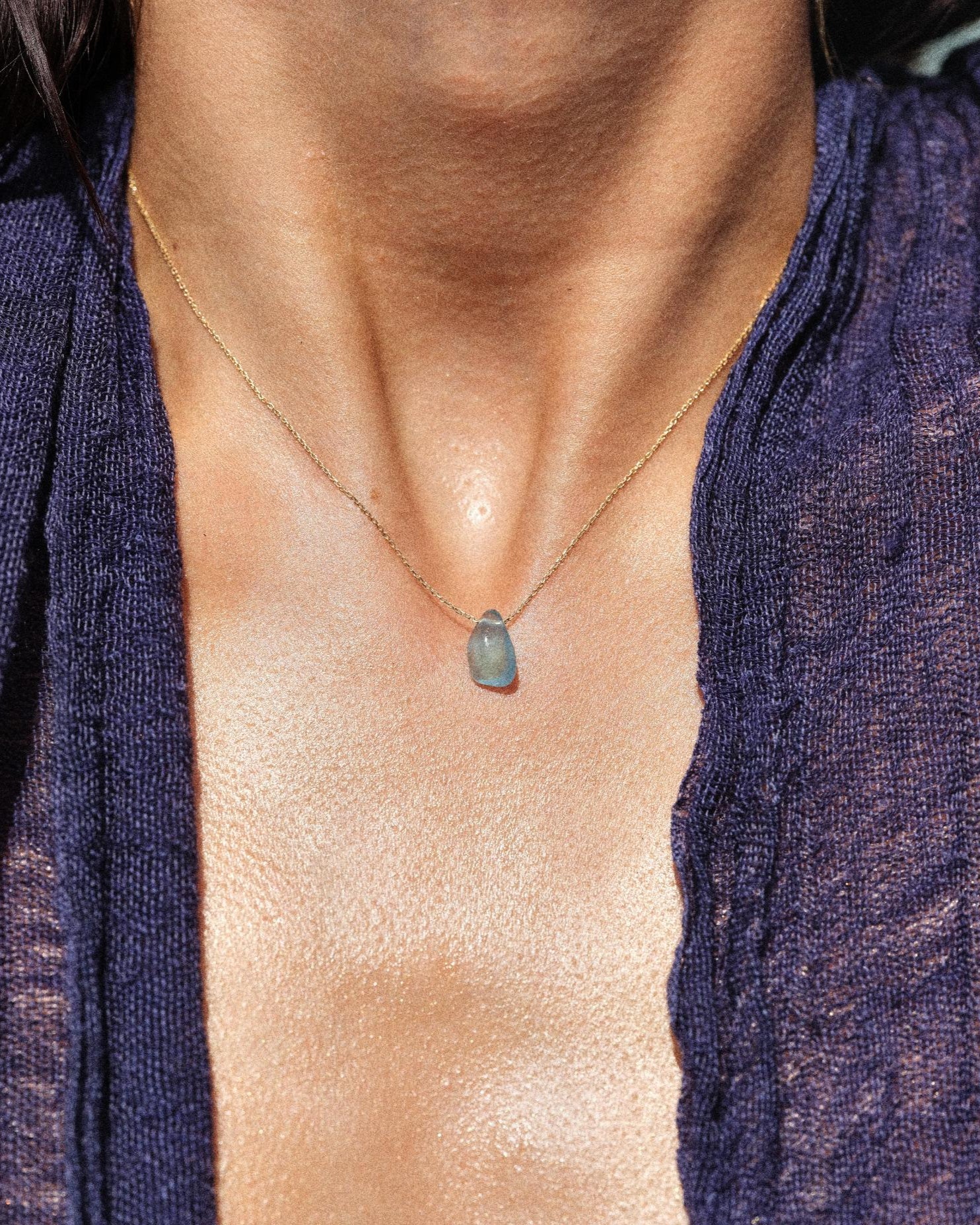 THE AQUAMARINE TEARDROP