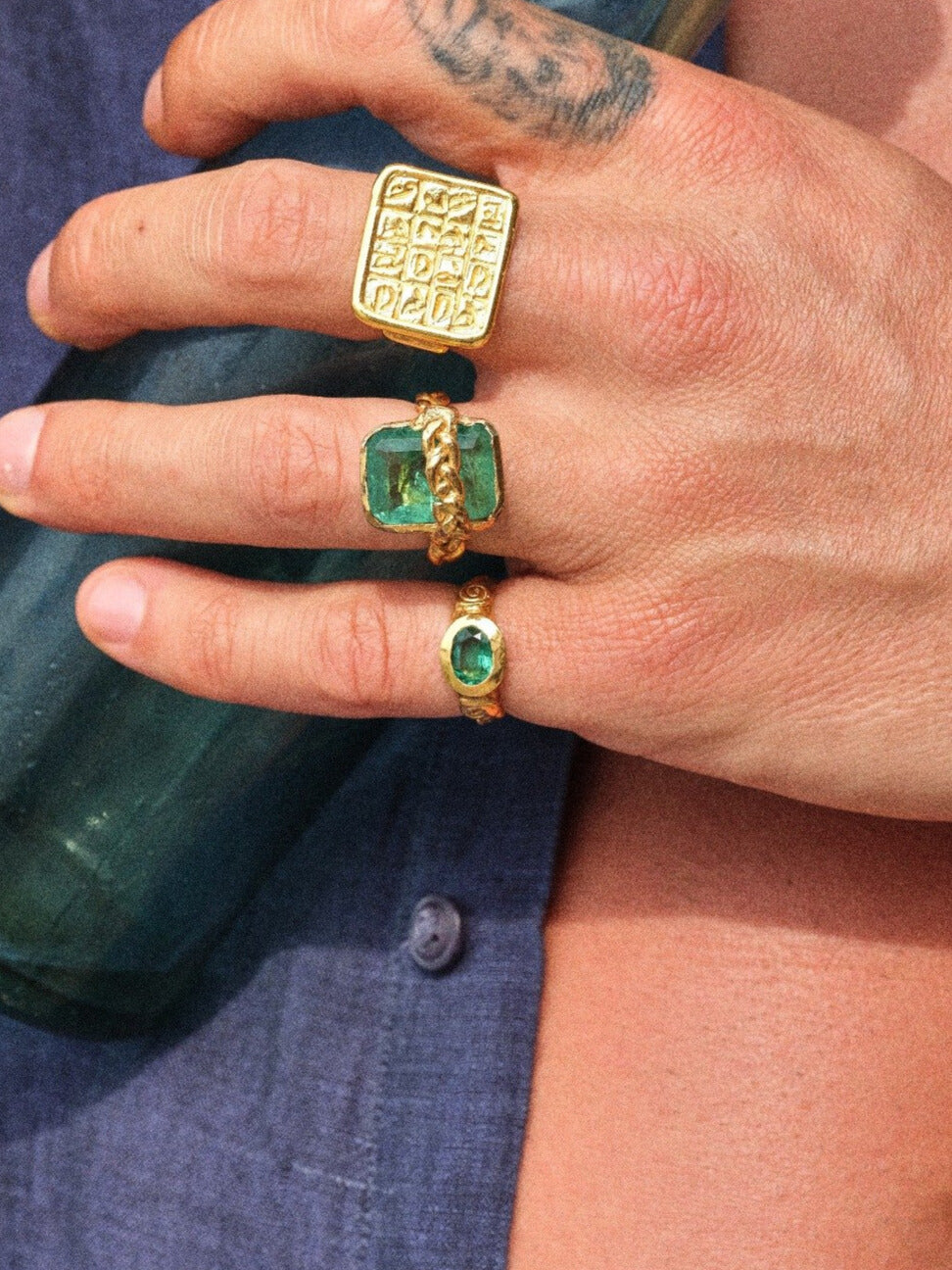 THE PRASIOLITE RING