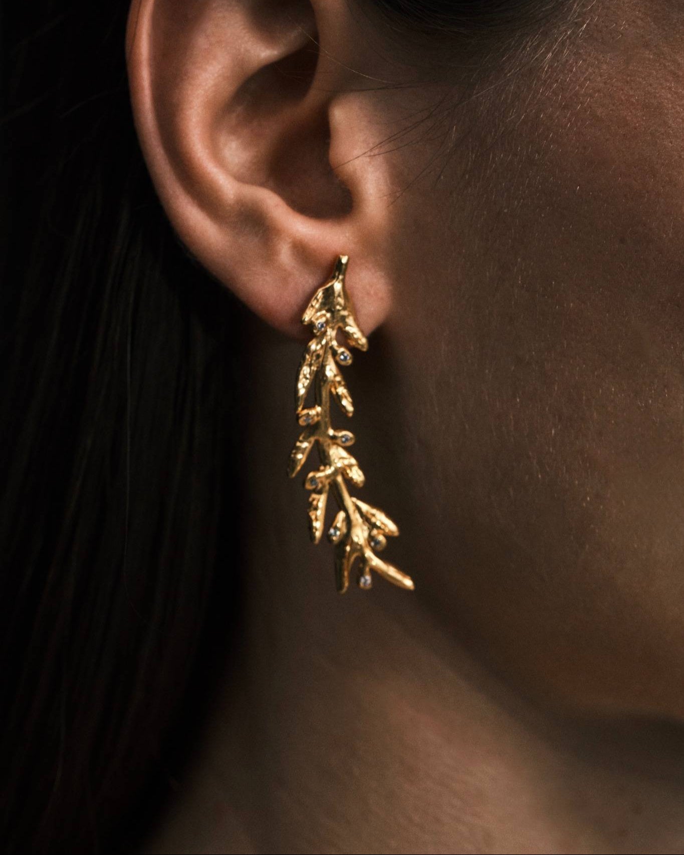 THE OLIVE BRANCH EARRINGS