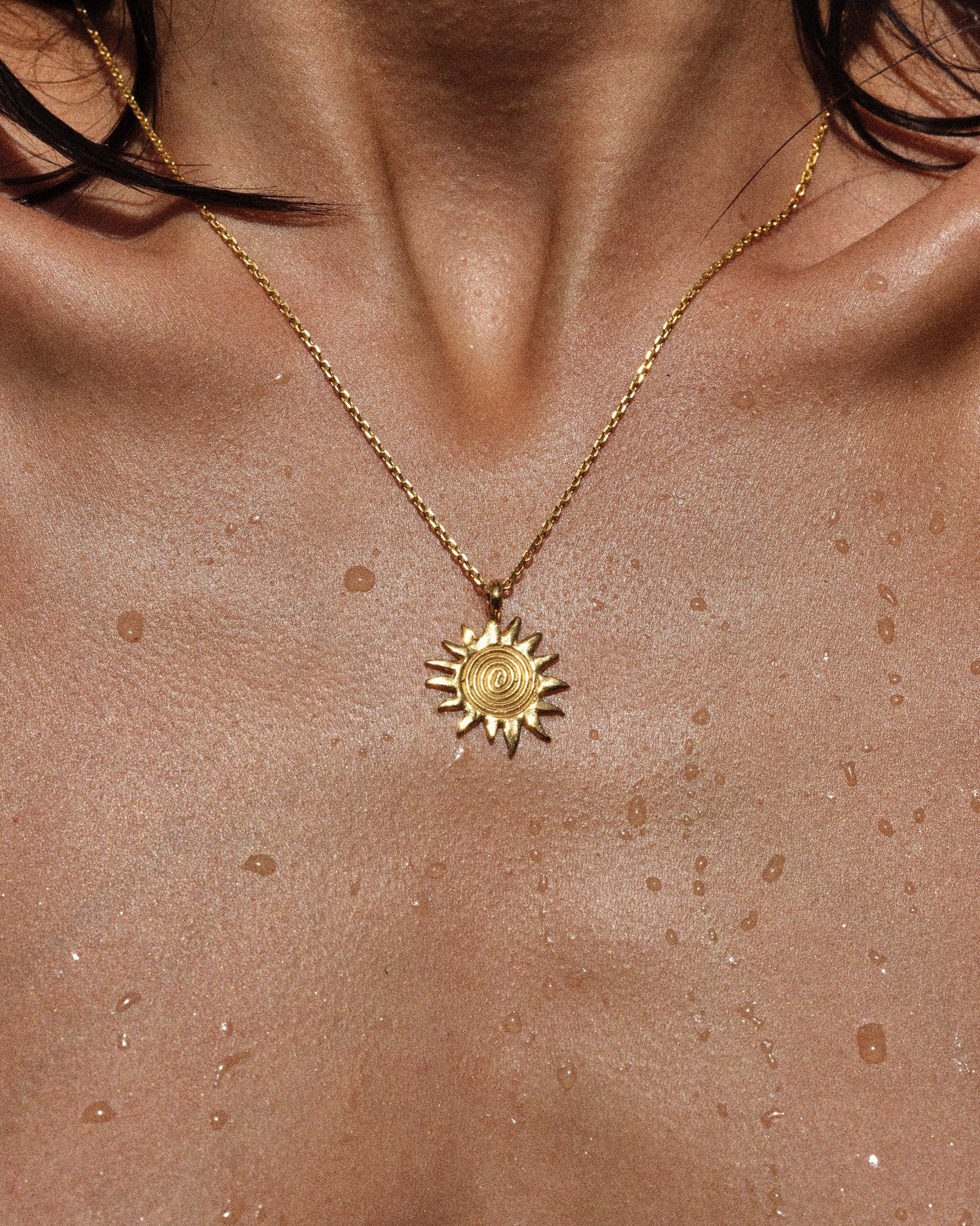 THE SPIRAL SUN NECKLACE