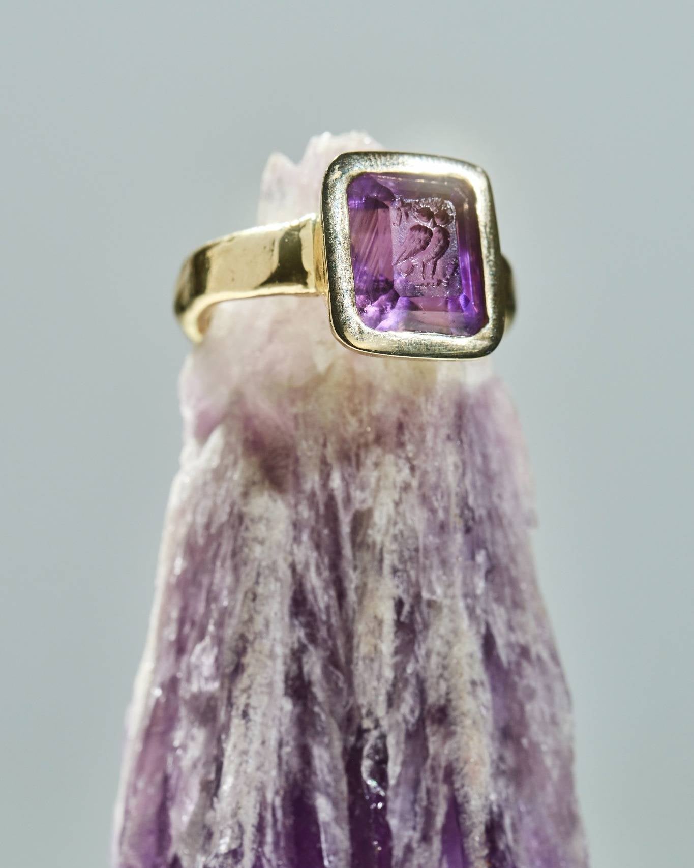 THE OWL OF ATHENA RING