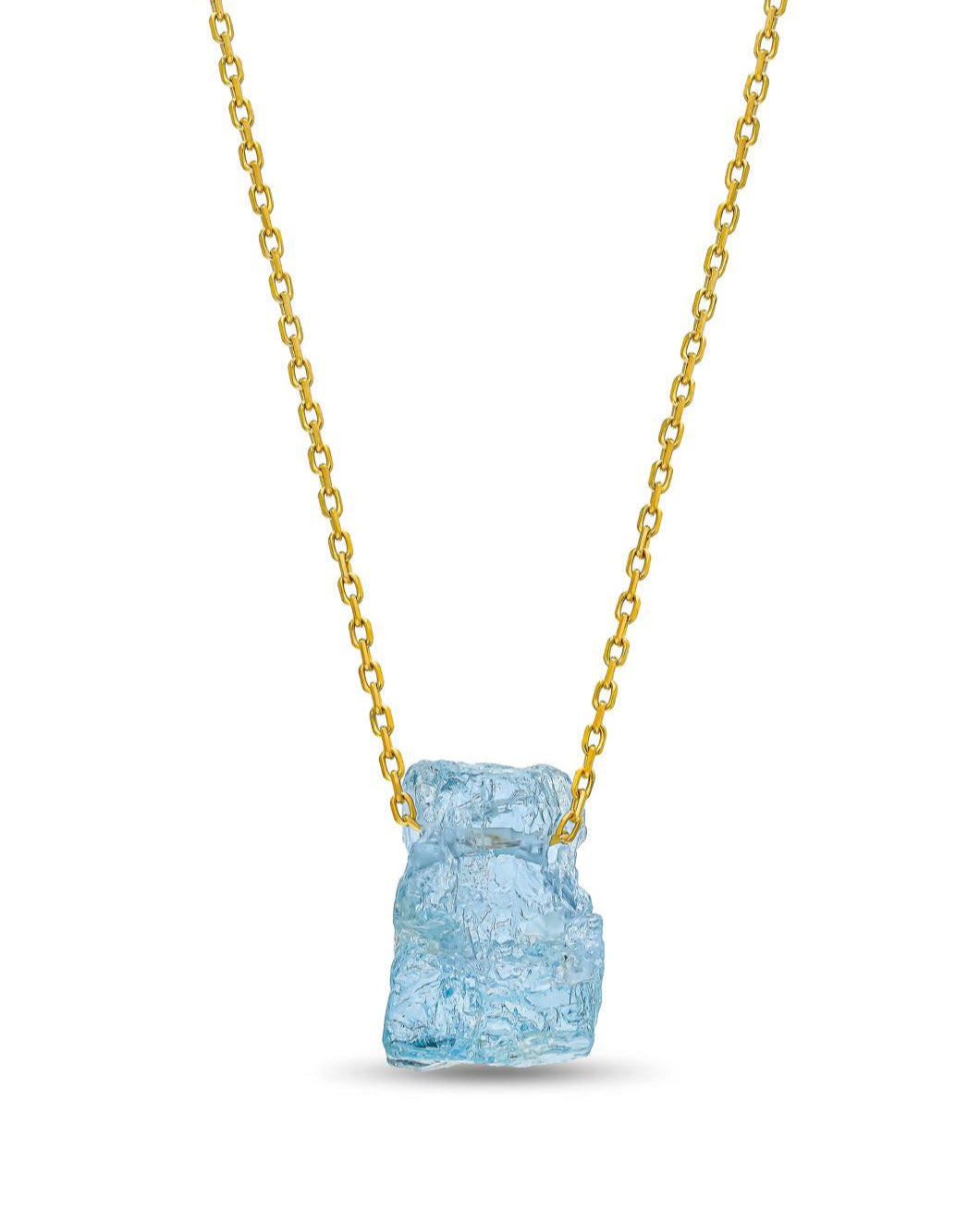 THE AQUA ROCK NECKLACE