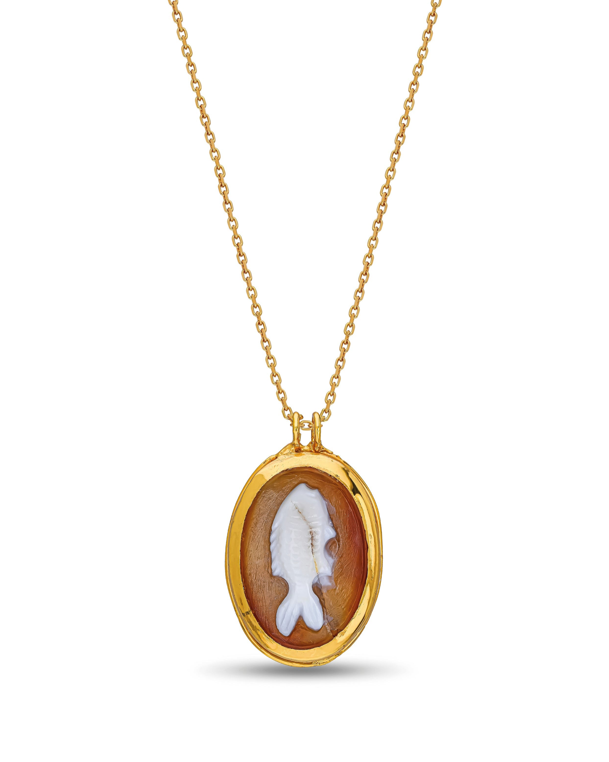THE FOSSIL FISH NECKLACE