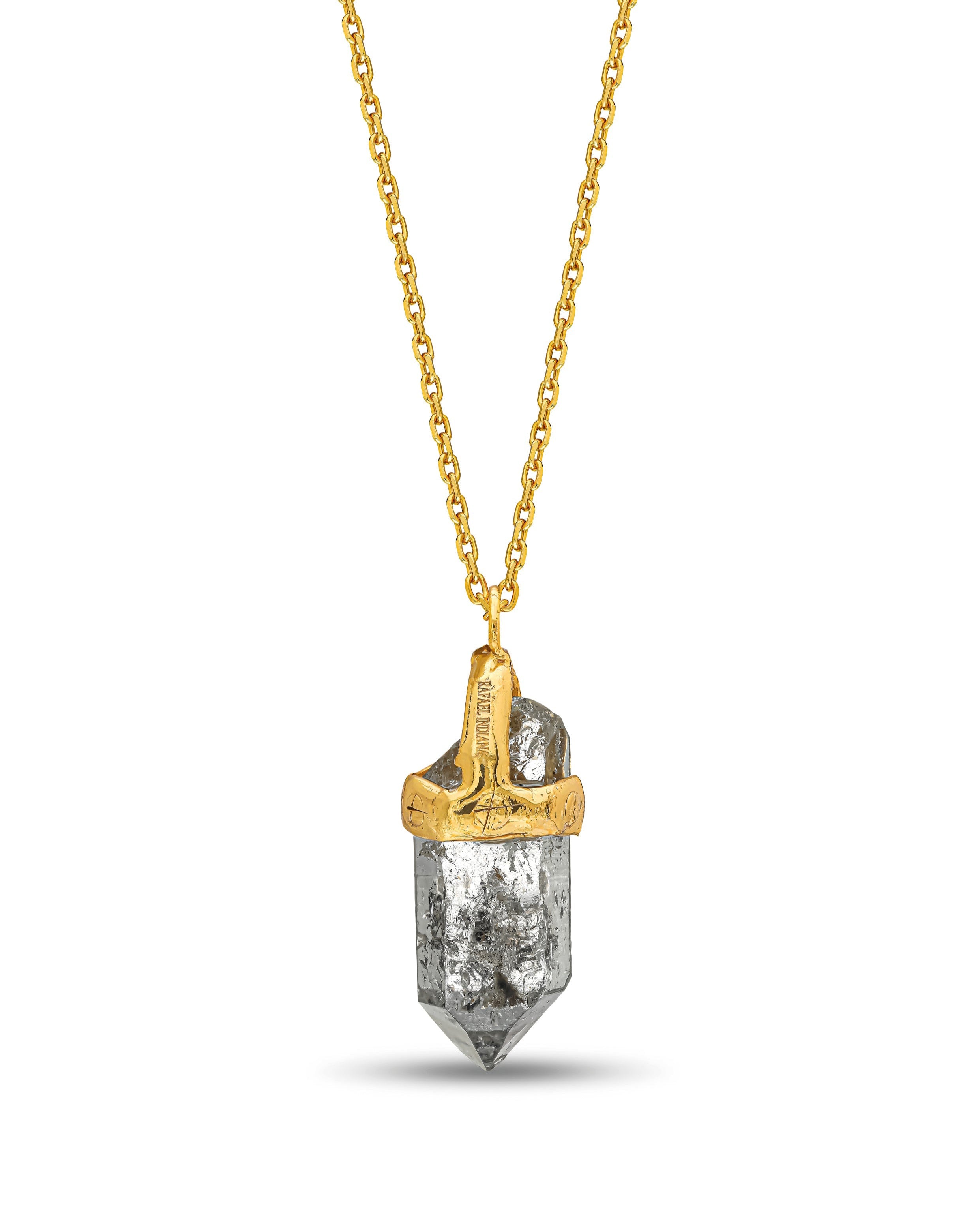 THE HERKIMER QUARTZ NECKLACE