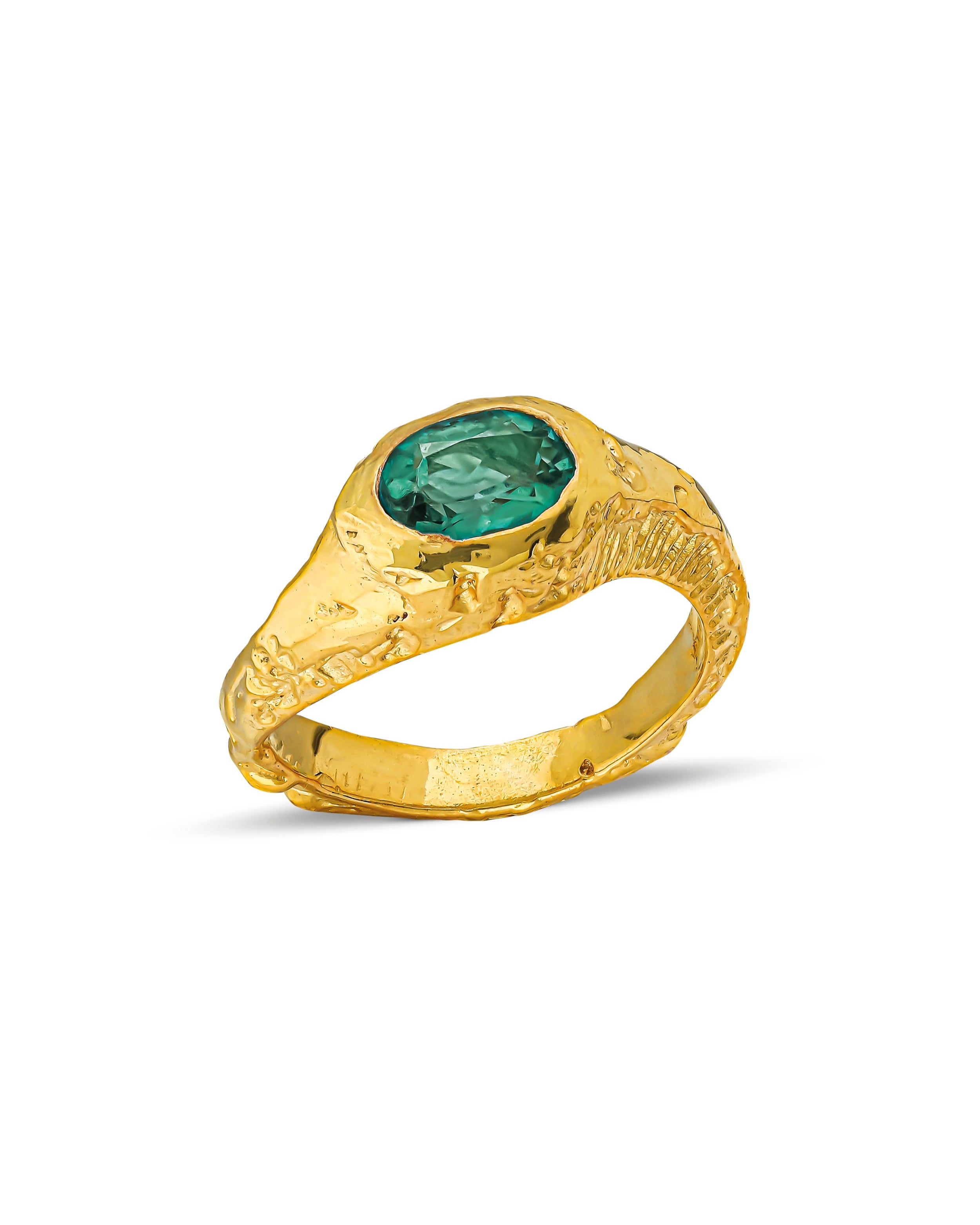 THE PRASIOLITE ECHO RING