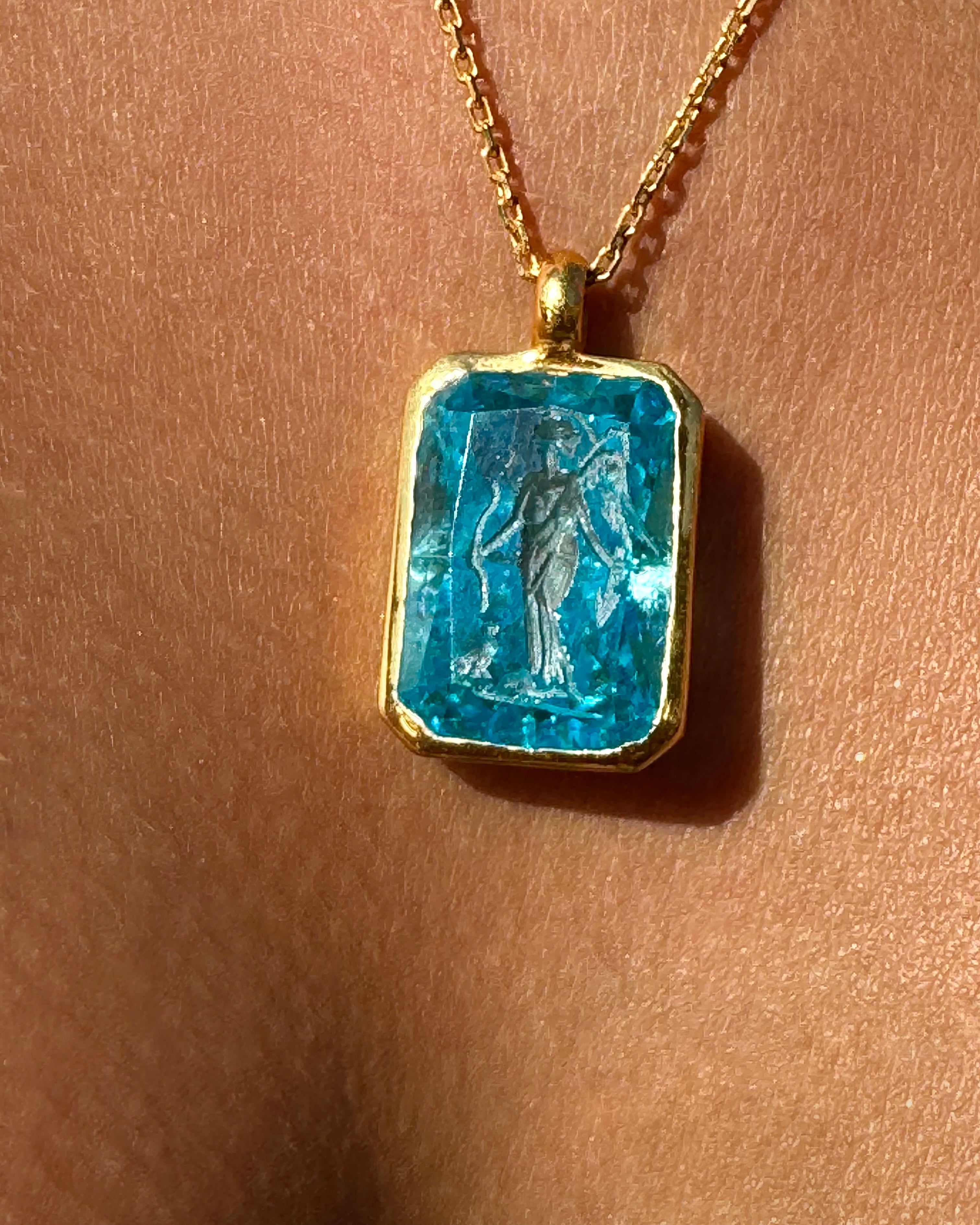 THE BLUE ANGEL NECKLACE