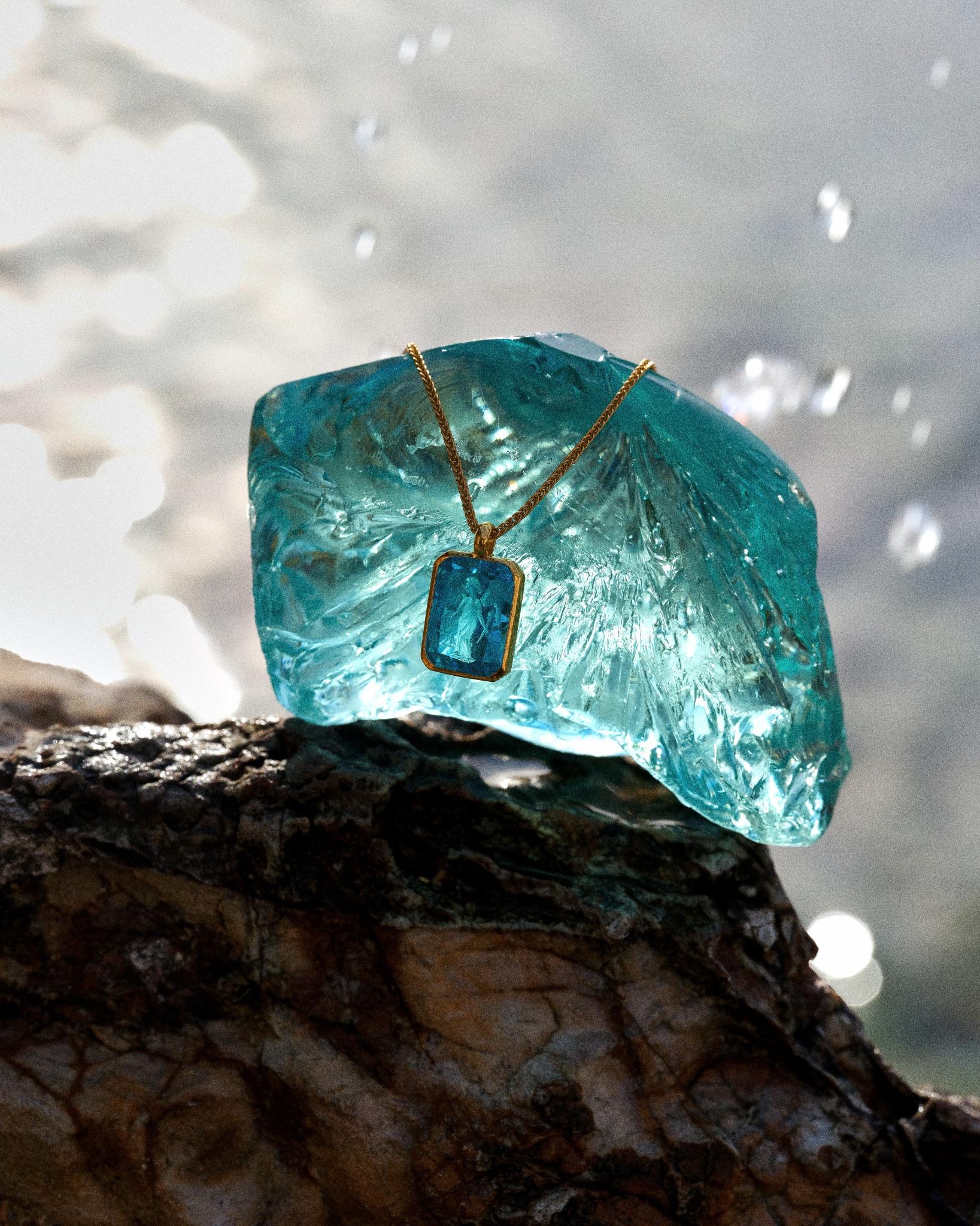THE BLUE ANGEL NECKLACE