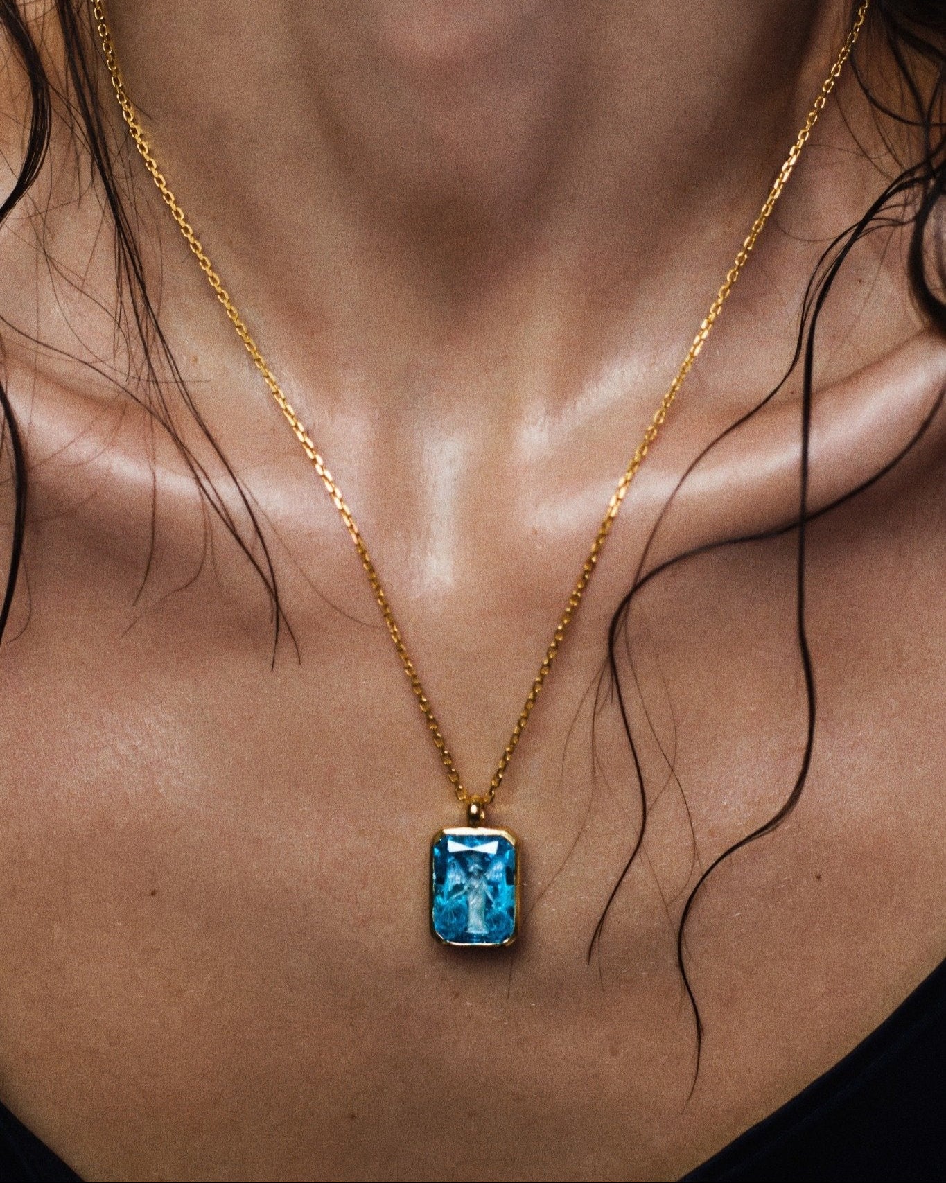 THE BLUE ANGEL NECKLACE